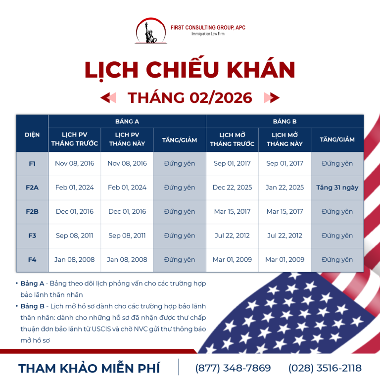 Lịch chiếu khán tháng 2 năm 2026
