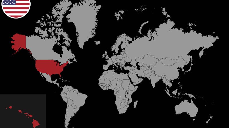 Bản đồ Mỹ và những lưu ý khi xem bản đồ