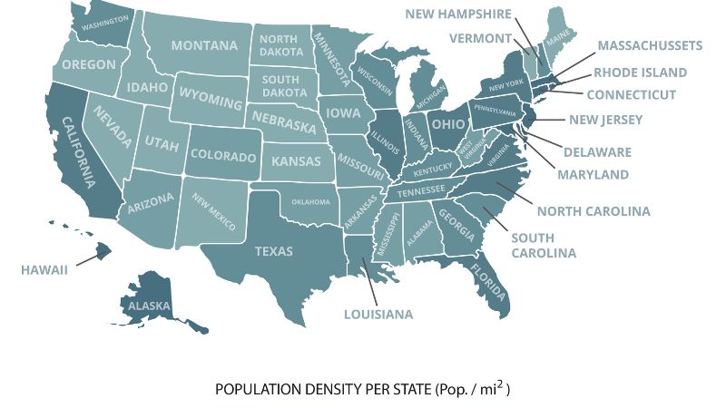 Cách đọc hiểu bản đồ nước Mỹ