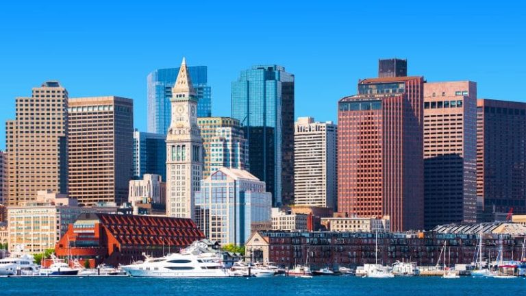 Tiểu bang Massachusetts ở đâu trên bản đồ Mỹ