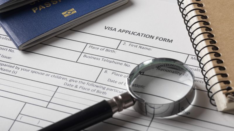 Mẫu đơn xin visa Mỹ và hộ chiếu khi điền thông tin cá nhân - First Consulting Group