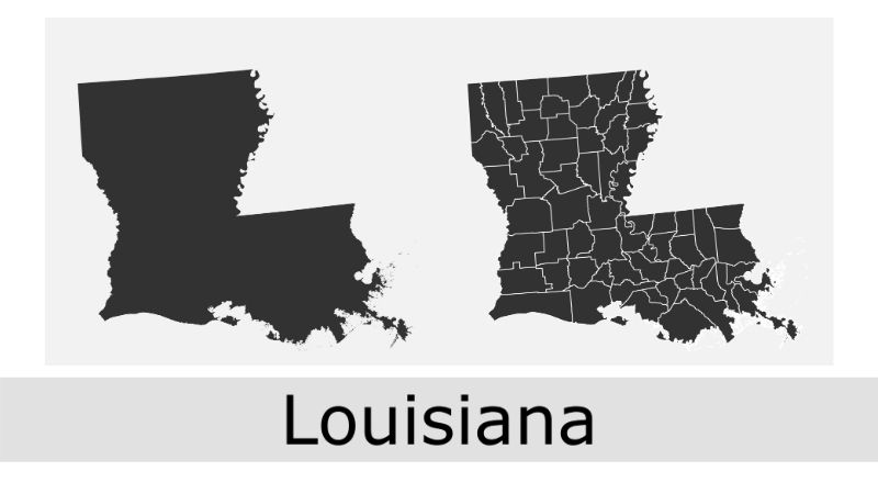 Louisiana ở đâu trên bản đồ nước Mỹ?
