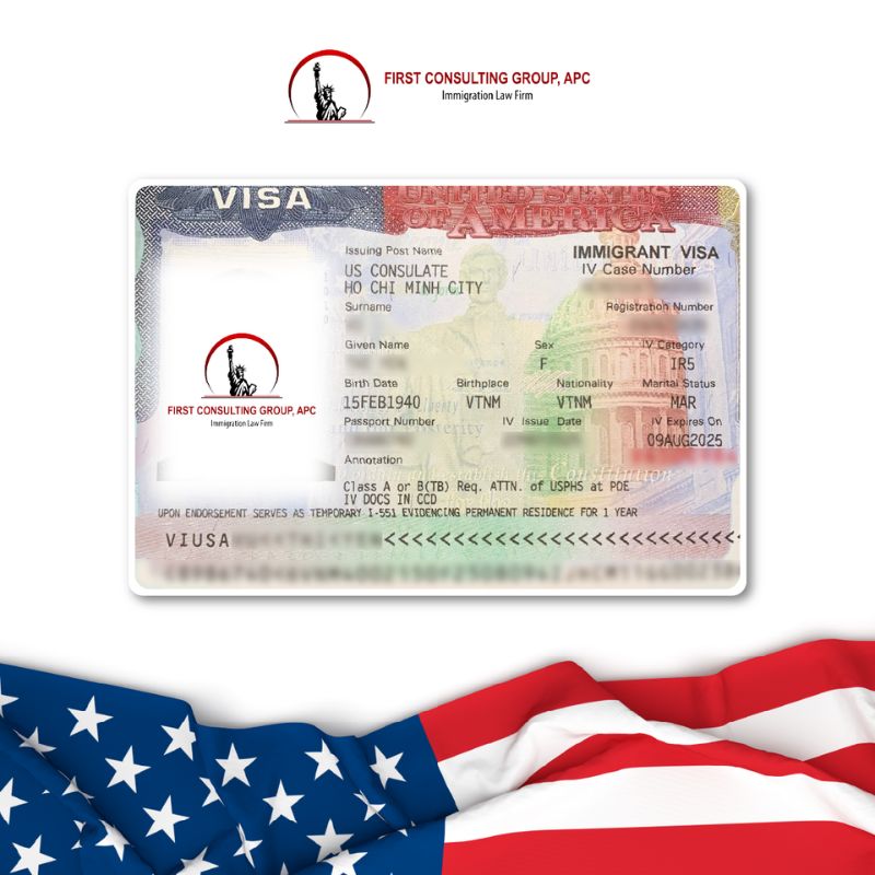 Chú D.M.H: Thành công nhận visa IR5 đoàn tụ cùng con tại Mỹ