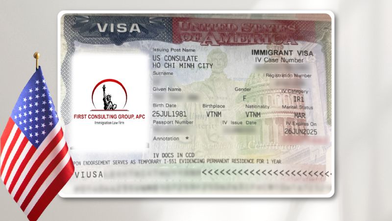 Chúc mừng chị U.T.N.Q đã thành công nhận được visa IR1/CR1