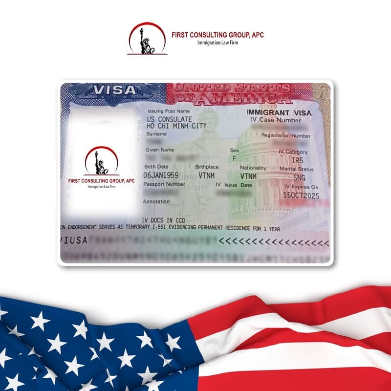Chúc mừng cô T.T.T.H đã thành công nhận được visa IR5